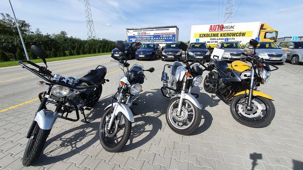 Motocykle szkoleniowe kategorii A i A2